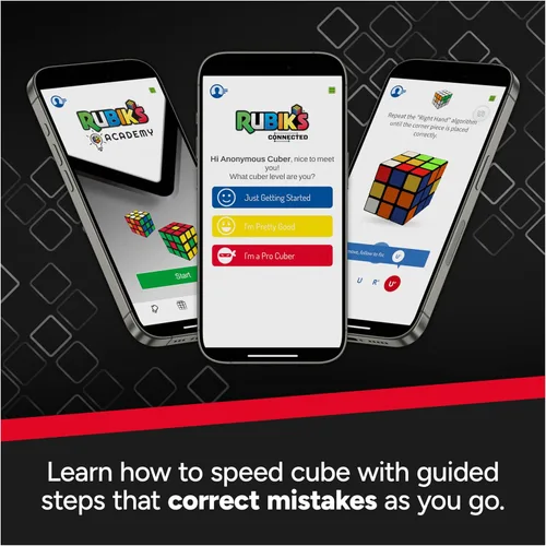 Vista 3 de Cubo Rubik ConnectedX Bluetooth Puzzle Cube & Brain Teaser Fidget Toy