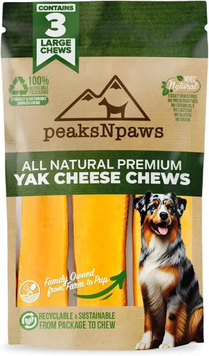 Vista 10 de peaksNpaws Yak Cheese - Masticables para perros del Himalaya, con alto contenido de proteínas, golosinas naturales para perros pequeños, sin