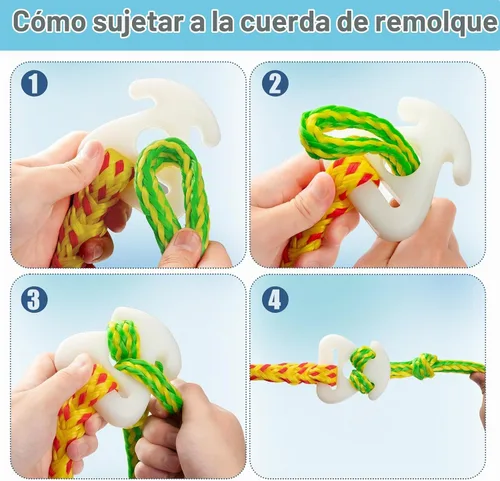 Vista 7 de Conector rápido de cuerda remolcable remolcable de barco, tubo remolcable de agua para tubos, esquí, wake boarding con Seadoo, moto acuática