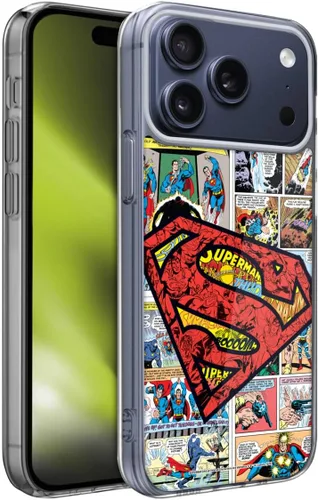 Vista 83 de Head Case Designs Funda de gel con licencia oficial de Superman DC Comics Collage Comicbook Art [protección de grado militar] compatible con Apple