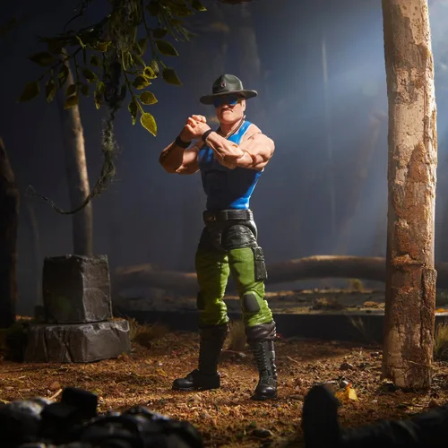 Vista 9 de G.I. Joe Serie clasificada #129, Mad Marauders SGT Slaughter, figura de acción coleccionable de 6 pulgadas con 18 accesorios