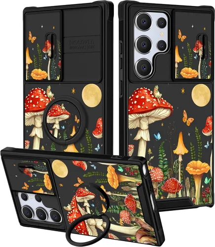 Vista 232 de Funermei para Samsung Galaxy Z Flip 4 Funda - Funda de Teléfono Bonita para Mujeres y Niñas con Mariposas Bonita Estética Femenina Diseño
