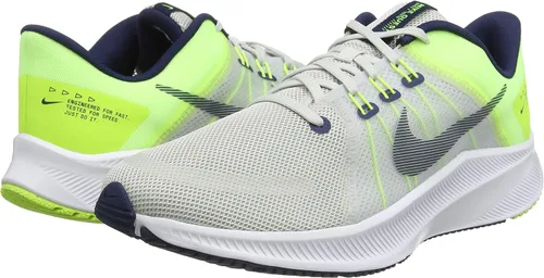 Vista 7 de Nike Plataforma Quest 4 para hombre Negro Blanco
