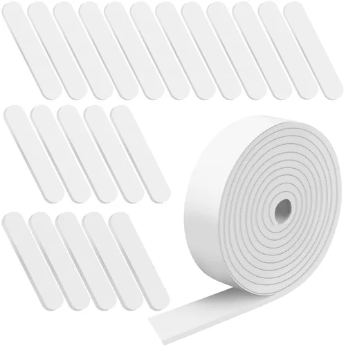 Vista 13 de Outus 23 piezas de cinta reductora de tamaño de sombrero, inserto de espuma, rollo de cinta reductora autoadhesiva (negro) Hat Filler Inserts for