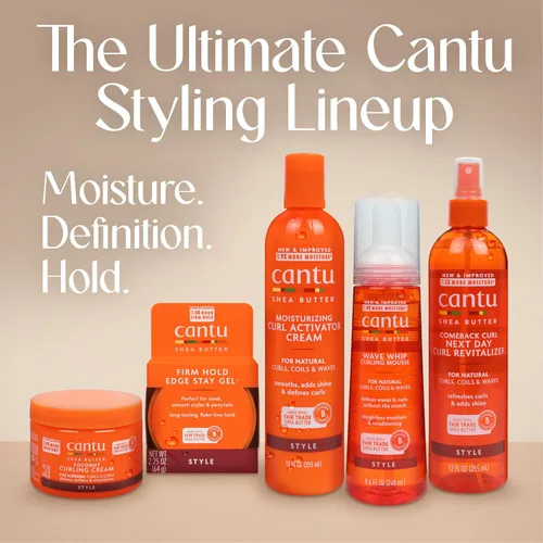 Vista 9 de Dr Teal's Cantu - Gel de manteca de karité Extra Hold Edge Stay, 6.75 onzas (paquete de 3)
