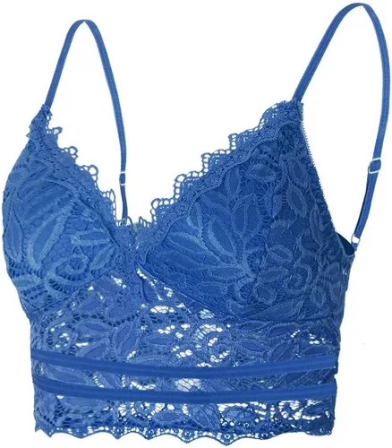 Vista 4 de Camiseta sexy para mujer, con ribete de encaje de verano festoneado, escote transparente, para fiesta nocturna de noche, club, ajustado, cuello
