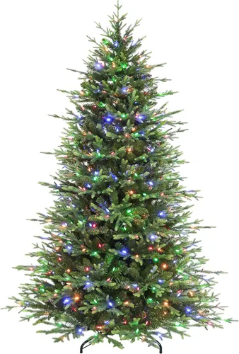 Vista 11 de Hykolity Árbol de Navidad escaso de 6 pies con 250 LED multicolor Multicolor disperso