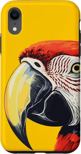Vista 25 de Funda para iPhone 16 con diseño de guacamayo pájaro