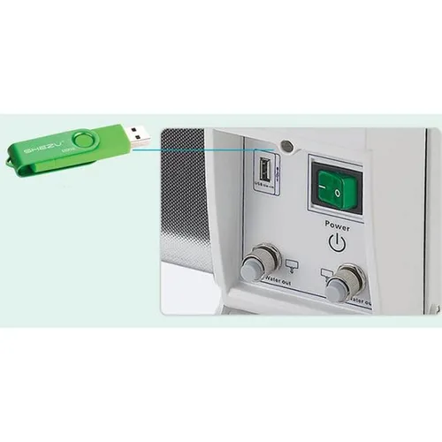 Vista 2 de Esterilizador de vapor automático de 18 L Autoclave 3 veces Pre-Vacío Clase B con impresora, 3 bandejas y función de secado rápido al vapor verde