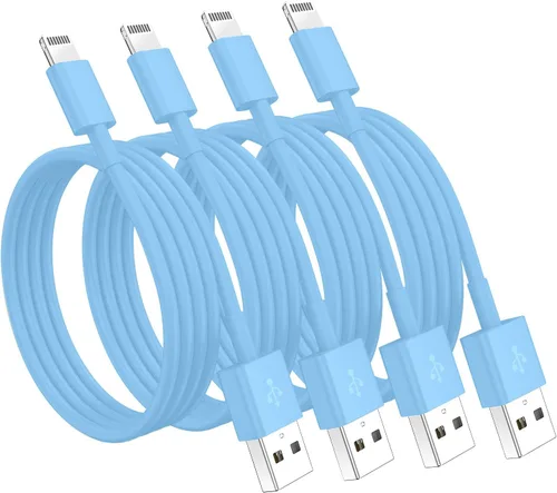 Vista 24 de Susnwere Cable de carga extra largo para iPhone de 15 pies, [certificado Apple MFi], cable USB a Lightning de 15 pies, cable de carga rápida