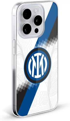 Vista 2 de Head Case Designs Officially Licensed Inter Milan Away 2023/24 Crest Kit Hard Back Case Compatible with Apple iPhone 13 Mini