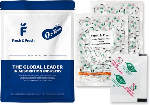 Vista 8 de Absorbedores de oxígeno prémium de 100 CC [40 paquetes] para almacenamiento de alimentos, paquetes de eliminadores de oxígeno, fabricados