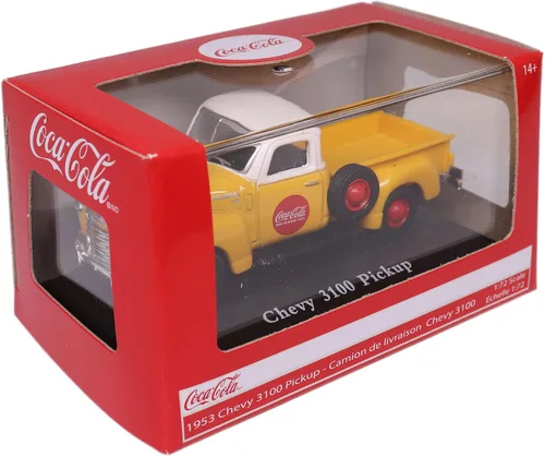 Vista 8 de Coca Cola 1:72 Escala Diecast Modelo 1953 Chevrolet 3100 Pickup, 472002