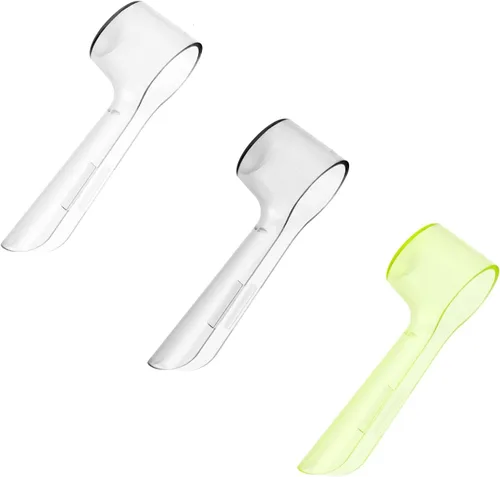 Vista 8 de 2 tapas para cepillos de dientes eléctricos, cubiertas de cabeza de cepillo de dientes eléctrico compatibles con cabezales Oral B