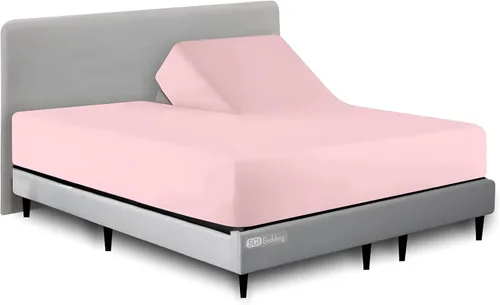 Vista 15 de SGI bedding Sábana bajera ajustable Queen Split Top de 28 pulgadas con cabezal flexible SOLO 100% algodón egipcio 1000 hilos Sábana bajera Flex Top