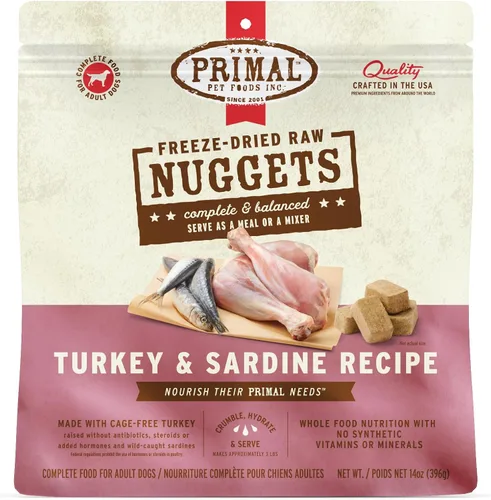 Vista 22 de Primal - Nuggets de alimento crudo liofilizado para perros, res, comida completa y balanceada, también se puede utilizar como complemento o premio