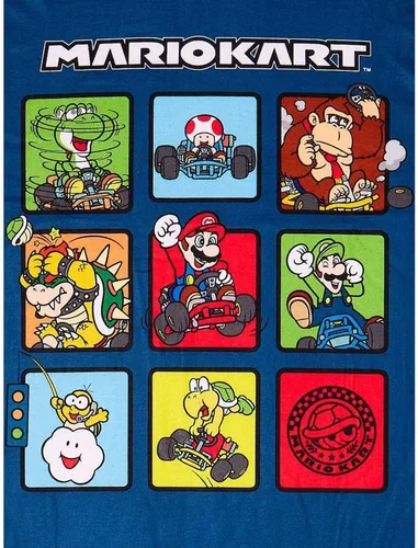 Vista 3 de Nintendo Boys Super Mario Brothers 2 Piece Pajamas Sleep Set