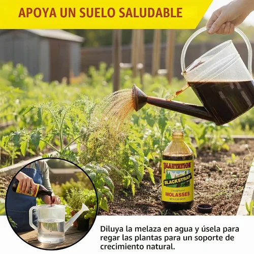 Vista 8 de Plantation Molasses, Blackstrap, 15 onzas