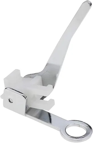 Vista 4 de 4 piezas de prensatelas de metal grandes para el hogar, vástago bajo, Brother Singer y más máquinas de coser, incluyen punta cerrada, punta abierta