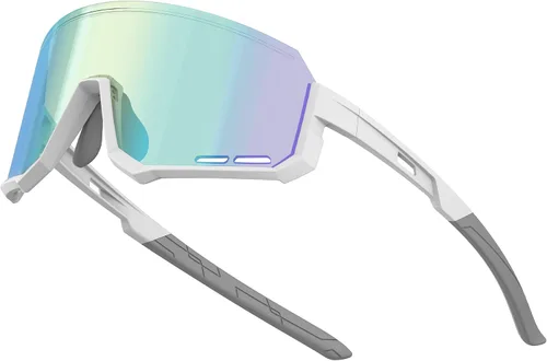 Vista 12 de Lentes de ciclismo fotocromáticos, UV400 TR90, marco para equitación, correr, béisbol, pesca, conducción para hombres y mujeres