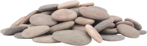 Vista 8 de Aproximadamente 100 piezas de rocas para pintar, 2.2"-3.5", planas, suaves - de río, para manualidades, piedras de bricolaje DIY, 18 libras