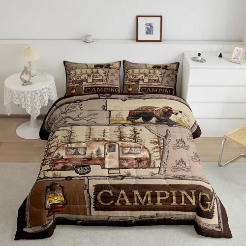 Vista 12 de Erosebridal - Juego de edredón individual para niños con diseño de béisbol y sóftbol, juego de cama deportivo acolchado para niños, edredón