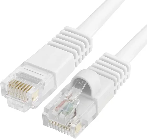 Vista 43 de Cmple - Cable Ethernet Cat5e de 1.5 pies, Cable Patch Ethernet UTP Cat 5e de 350 MHz, Cable LAN de red de 1 Gbps, conectores RJ45, compatible