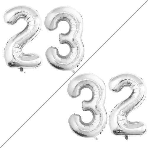 Vista 36 de Goer, conjunto de globos de papel aluminio para decoraciones de cumpleaños, globos de las letras de feliz cumpleaños y de números Oro