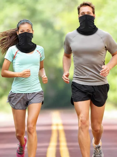 Vista 7 de Bufanda de verano con protección UV para el cuello, pasamontañas, transpirable, bufanda
