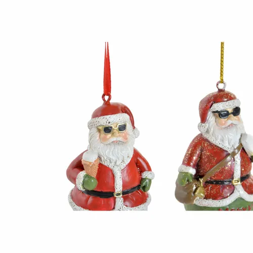 Vista 3 de Decoración Colgante DKD Home Decor Navidad Resina (2 pcs) (4.5 x 3 x 7 cm)
