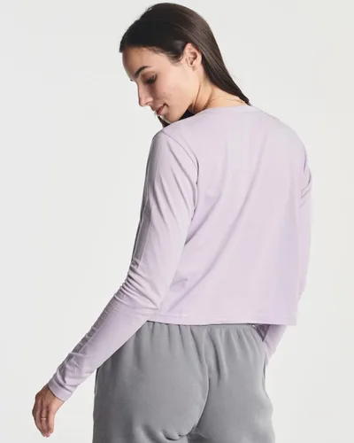 Vista 4 de Real Essentials Cultivo de algodón LS para mujer (disponible en tallas grandes)
