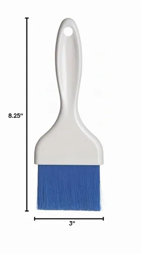 Vista 7 de Pincel de silicona/Pincel para repostería Carlisle Galaxy., 3", Azul