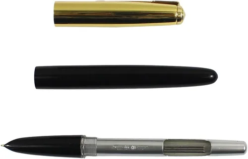 Vista 7 de Gullor Pluma Estilográfica Extra Light Golden Cap - Negro