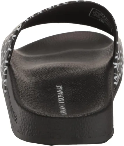 Vista 3 de AX ARMANI EXCHANGE Men's Logo Slide Sandal