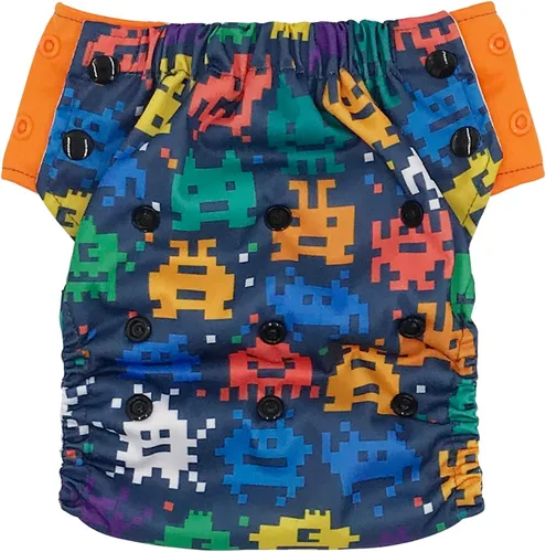 Vista 24 de EcoAble Pañal de entrenamiento reutilizable para ir al baño con inserto, pantalones de entrenamiento de tela diurna para niños pequeños y niños