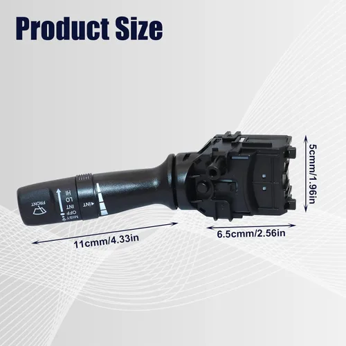 Vista 4 de FZJDSD Interruptor de control del limpiaparabrisas compatible con Hyundai Sonata Elantra 2011-2017, para Kia Rio Forte Koup 2012-2018, conjunto