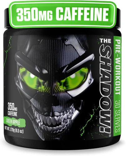 Vista 13 de JNX SPORTS The Shadow! Preentrenamiento de alto estímulo - Frambuesa azul 5 porciones 350 mg de cafeína, energía eléctrica, enfoque mental