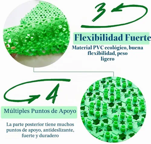 Vista 5 de Hamiledyi 4 alfombrillas de plástico para jaula de conejo, alfombrillas para conejo, hámster, rata, chinchilla, conejillo de indias