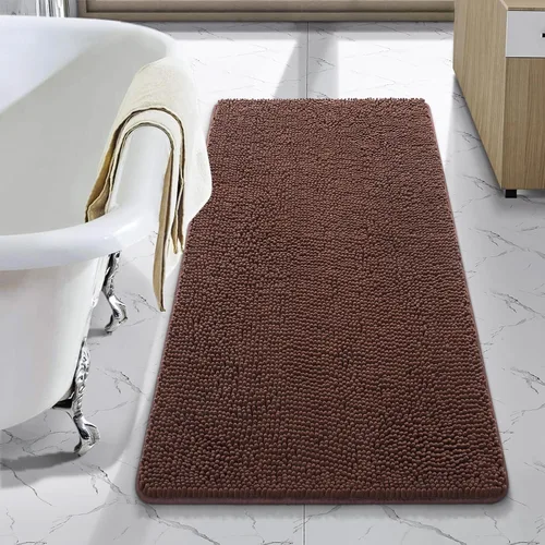 Vista 89 de LOCHAS - Alfombra de baño de lujo lanuda de 24 x 17 pulgadas, color beige