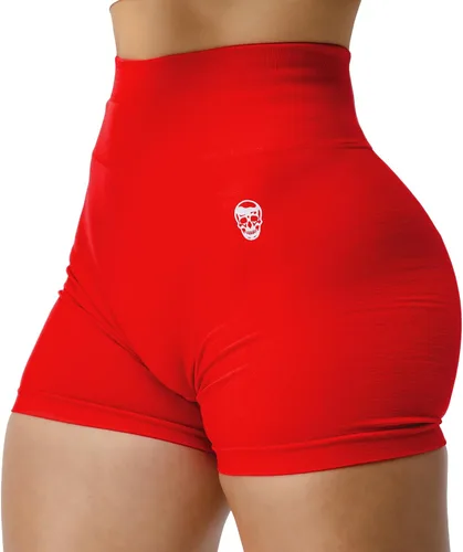 Vista 12 de Gymreapers Infinity Pantalones cortos de entrenamiento, sin costuras, de cintura alta, para mujer, pantalones cortos atléticos para gimnasio