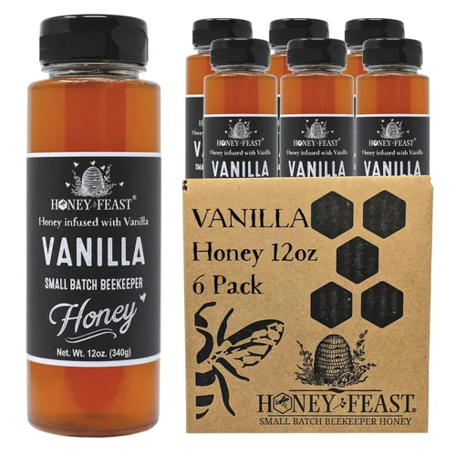 Vista 52 de Honey Feast Flower Powered Allergy Blend 10 veces miel, 12 onzas