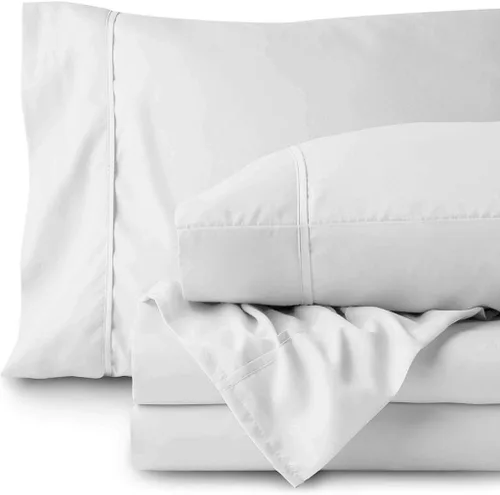 Vista 13 de 500TC Hoja de Super Calidad Ropa De Cama fija 100% algodón egipcio 4pc Set 24" pulgadas bolsillo extra profundo