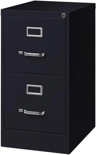 Vista 8 de Pemberly Row Archivador vertical de metal beige con 2 cajones de 28.38 pulgadas, con cerradura, premontado, tamaño carta, para el hogar, la oficina