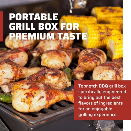 Vista 3 de Camp Chef BB90L Caja de Parrilla Barbacoa Profesional para Estufas Orange Flame de 16