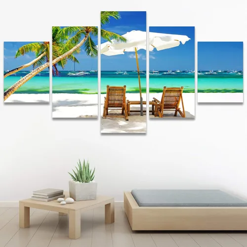 Vista 25 de SIGNWIN Lienzo grande para pared, efecto geométrico de mármol, triángulo dorado, polígono, paisaje, formas abstractas, arte digital, arte moderno