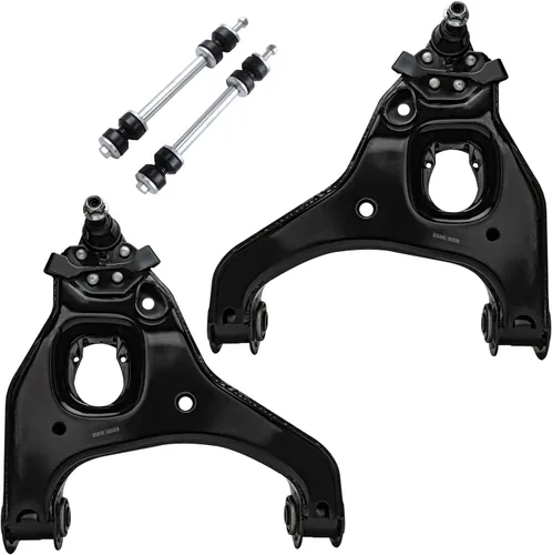 Vista 189 de Detroit Axle - 4 piezas de brazos de control traseros para Ford C-Max, Focus, Mazda 3 5, Volvo C30, C70, S40, V50, 4 brazos de control superiores e