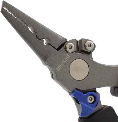 Vista 5 de Mustad Cortador de trenza inoxidable de 7.5 pulgadas Alicates de agua salada multiherramienta de titanio