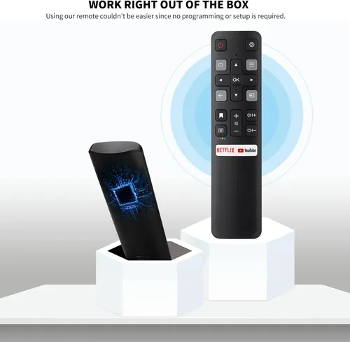 Vista 6 de Control remoto de repuesto solo para todos los televisores TCL, compatible con todos los televisores inteligentes TCL Android 4K UHD
