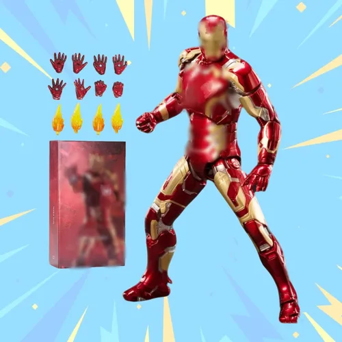 Vista 13 de LonullyMege MK1Ironman Figura de Acción - 7 Pulgadas Deluxe Painting Colección Exquisita Modelo Mark