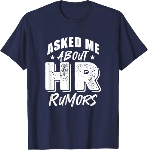 Vista 8 de Pregúntame sobre Rumores de RRHH Camiseta, Negro